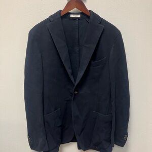 Boglioli K jacket Navy Blazer wool/ cotton
